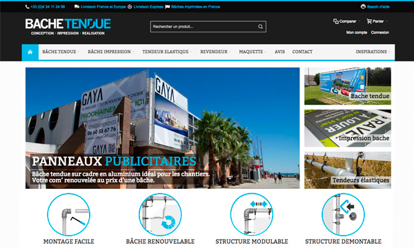 BOUTIQUE BÂCHE TENDUE
